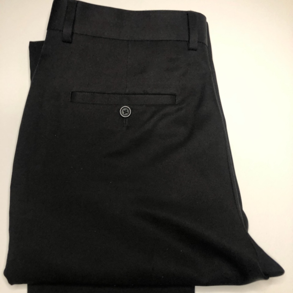 🤵🏾 Men • Kenneth Cole Reaction Casual Trousers | Size 32 👖 Black Slacks